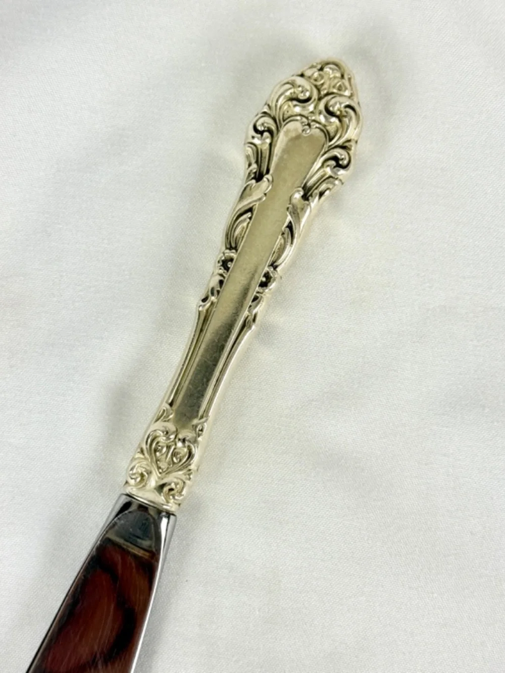 Vintage Grande Renaissance Sterling Silver Butter Knife Reed and Barton 7 inch